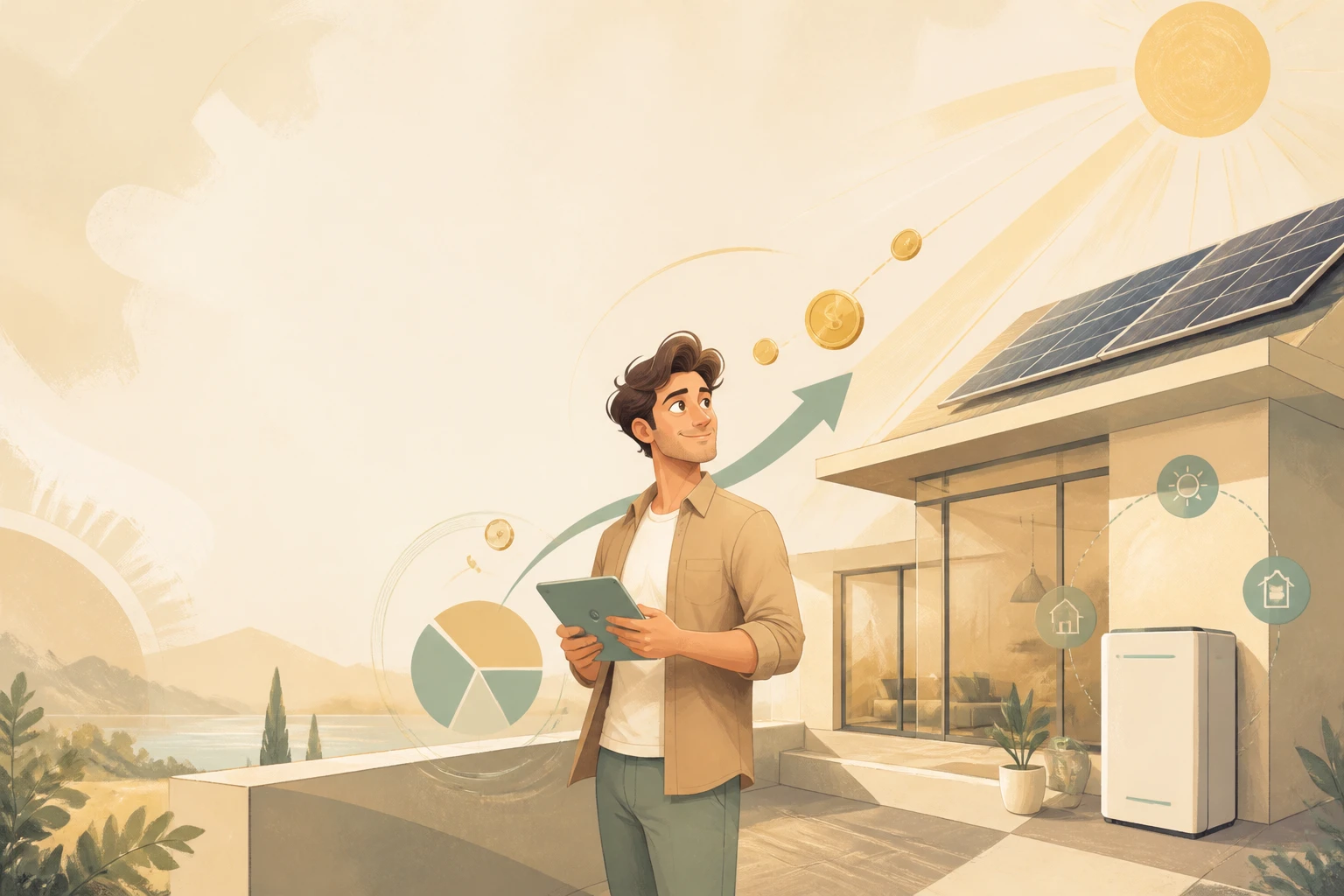 Rentabilité autoconsommation solaire : combien ça rapporte vraiment